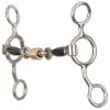 Reinsman Diamond R Jr. Cowhorse 3-Piece Smooth Bit With Dogbone And Rings -Equestrian Supplies DR302