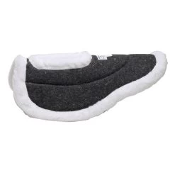 Diamond Wool Sure Seat Half Pad - Black