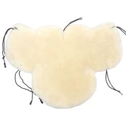 Fleeceworks Sheepskin Deluxe Western Seat Saver With Cantle Cover 11 Fleeceworks Sheepskin Deluxe Western Seat Saver With Cantle Cover -Equestrian Supplies FW9ECR