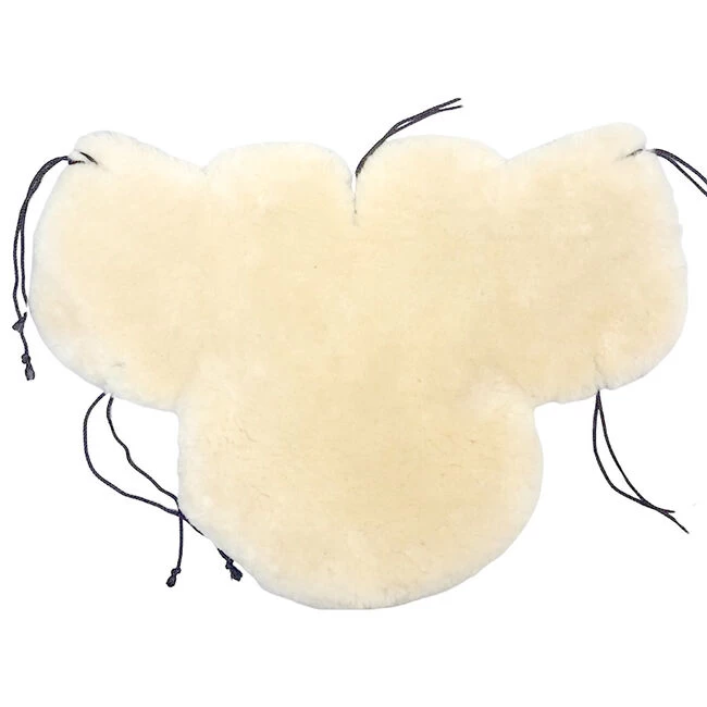 Fleeceworks Sheepskin Deluxe Western Seat Saver With Cantle Cover 7 Fleeceworks Sheepskin Deluxe Western Seat Saver With Cantle Cover - Image 5