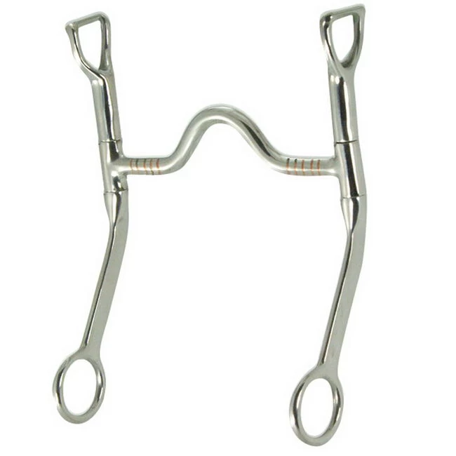 Coronet Medium Port Flat Cheek Curb Bit 3 Coronet Medium Port Flat Cheek Curb Bit