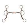 Coronet Western Training Bit With Dog Bone Copper Roller -Equestrian Supplies I240647