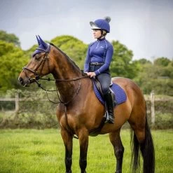 LeMieux Suede Close Contact Square Pad -Equestrian Supplies IT01158005 2