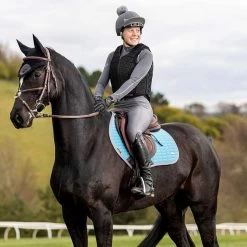 LeMieux Self-Cool Close Contact Square Pad - Cool Blue -Equestrian Supplies IT01248005 4