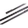 KL Select Black Oak Fancy Laced Reins -Equestrian Supplies KL190301
