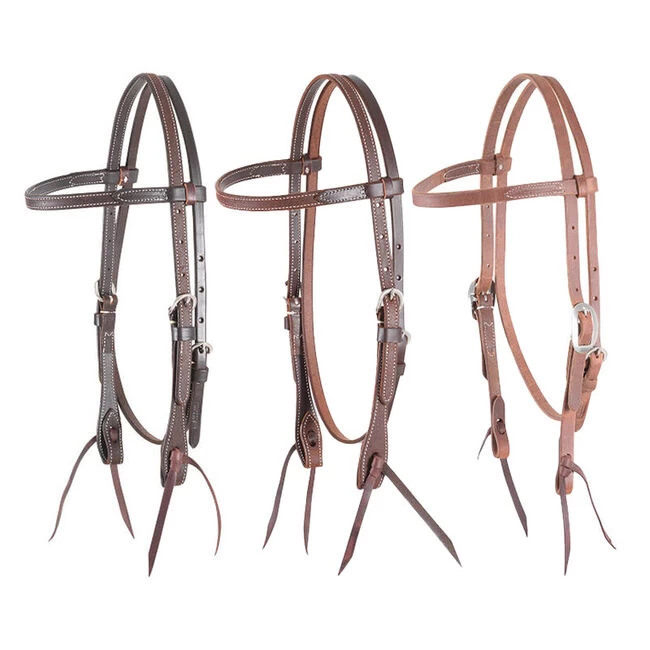 Martin Saddlery Plain Browband Headstall 3 Martin Saddlery Plain Browband Headstall