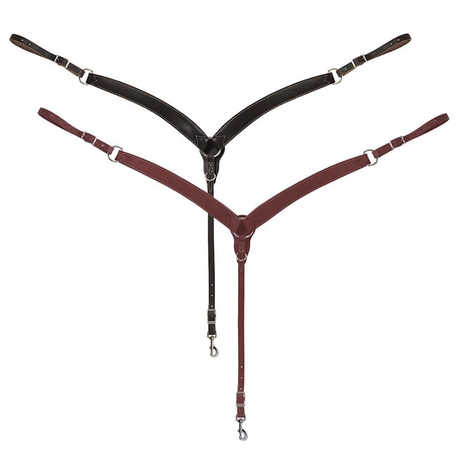 Weaver Leather Weaver Turquoise Cross Contoured Skirting Leather Breast Collar 3 Weaver Leather Weaver Turquoise Cross Contoured Skirting Leather Breast Collar