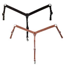 Circle Y Straight Floral Breastcollar