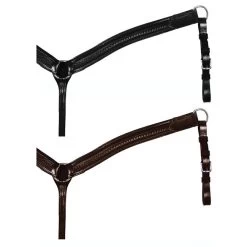 Circle Y Contoured Shell Tooled Breastcollar