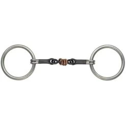 Shires Sweet Copper Roller Loose Ring Snaffle