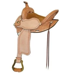Fabtron Floral Sunset Barrel Racer Saddle