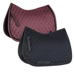 Horze Noir All Purpose Saddle Pad With Pearls