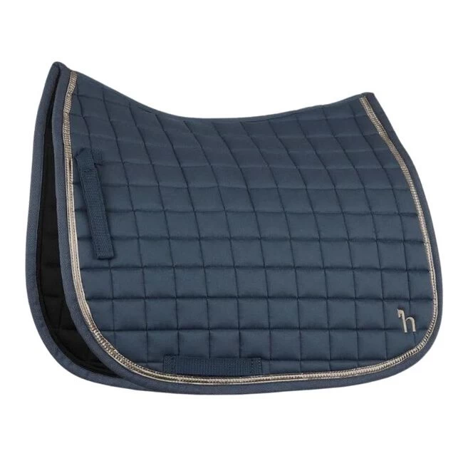 Horze Munich Dressage Saddle Pad With Metallic Piping 8 Horze Munich Dressage Saddle Pad With Metallic Piping - Image 6