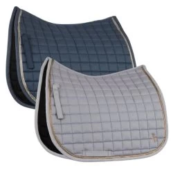 Horze Munich Dressage Saddle Pad With Metallic Piping