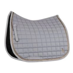 Horze Munich Dressage Saddle Pad With Metallic Piping 12 Horze Munich Dressage Saddle Pad With Metallic Piping -Equestrian Supplies KW86321 6