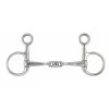 Shires Hanging Cheek With Lozenge Stainless Steel 1 Shires Hanging Cheek With Lozenge Stainless Steel -Equestrian Supplies KW90059