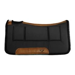Diamond Wool Contoured Relief Pad 7 Diamond Wool Contoured Relief Pad -Equestrian Supplies PC321BLK