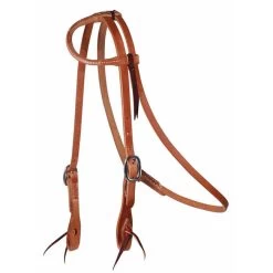 Professional's Choice One-Ear Cowboy Laced Headstall With Throat Latch