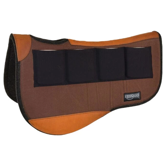 Reinsman Multi-Fit 4 Ranch Pro Trail Contour Wool Pad 4 Reinsman Multi-Fit 4 Ranch Pro Trail Contour Wool Pad - Image 2
