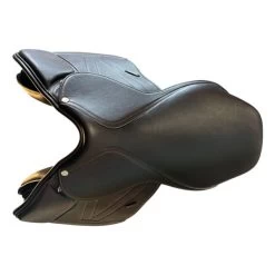 RHC Equestrian Emile Double Leather Adjustable Spectrum Tree System Saddle -Equestrian Supplies RS1632SPBR17 3