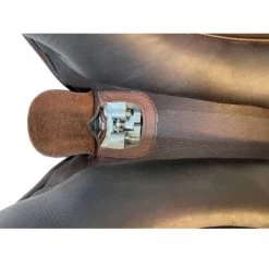 RHC Equestrian Emile Double Leather Adjustable Spectrum Tree System Saddle -Equestrian Supplies RS1632SPBR17 5
