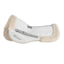 Shires ARMA Suede Half Pad -Equestrian Supplies S5266WHT