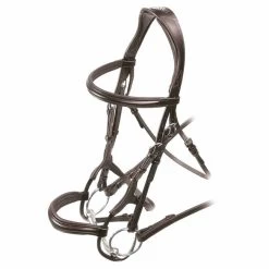 Shires Velociti Rolled Padded Cavesson Bridle
