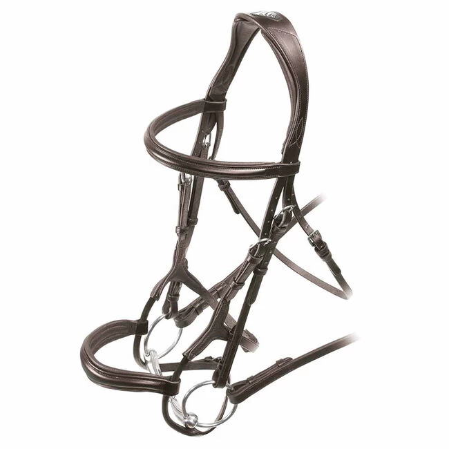Shires Velociti Rolled Padded Cavesson Bridle 3 Shires Velociti Rolled Padded Cavesson Bridle