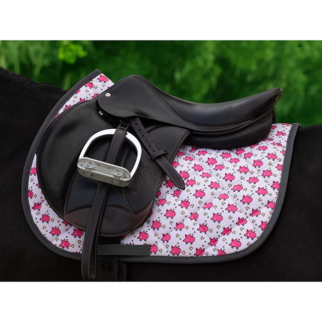 Dreamers & Schemers All Purpose Saddle Pad - Piggy Bank 4 Dreamers & Schemers All Purpose Saddle Pad - Piggy Bank - Image 2