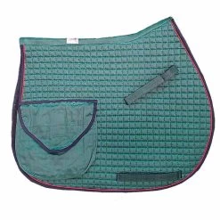 PRI Cotton Square Double Pockets Trail Riding Pad -Equestrian Supplies T55008CBBGNV