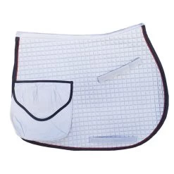 PRI Cotton Square Double Pockets Trail Riding Pad -Equestrian Supplies T55008SMBGNV