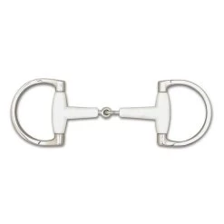 Toklat Flexi Snaffle Dee Bit With 3-3/4" Rings