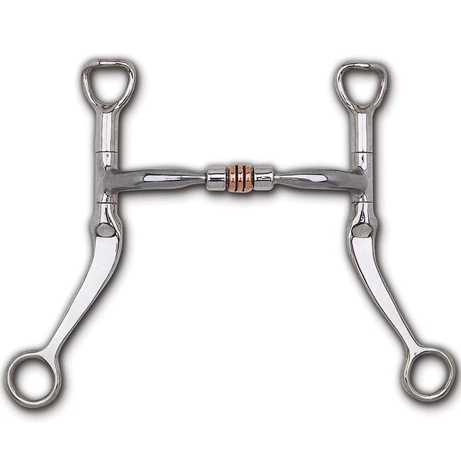Myler Flat Shank With Comfort Snaffle Copper Roller MB 03 3 Myler Flat Shank With Comfort Snaffle Copper Roller MB 03
