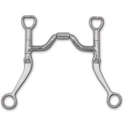 Myler Flat Shank Curb Bit MB 33 Mouth