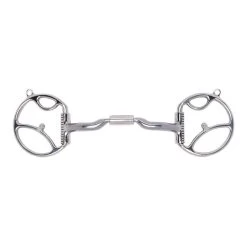 Myler Western Dee With Hooks And Low Port Comfort Snaffle MB 04