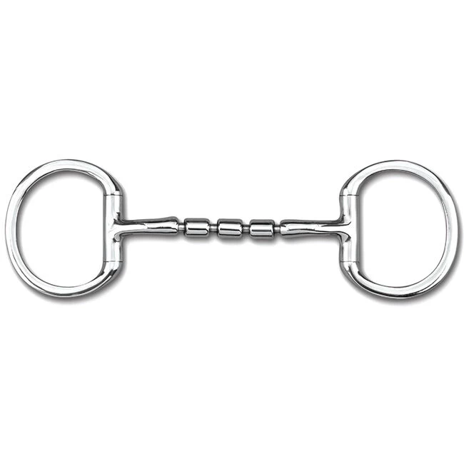 Myler Eggbutt Without Hooks Mullen Triple Barrel MB 32-3 3 Myler Eggbutt Without Hooks Mullen Triple Barrel MB 32-3