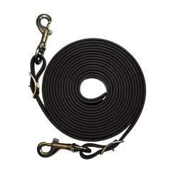 Triple E Dura-Tough Beta Split Reins -Equestrian Supplies TE1222WBK