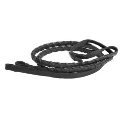 Tory Leather 5/8" Cross Country Reins With Lacing Over Cotton Web -Equestrian Supplies TL1168BB