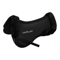 ThinLine Trifecta Half Pad With Sheepskin Rolls -Equestrian Supplies TL7416BM