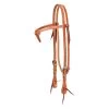 Weaver Leather Weaver Premium Harness Leather Headstall With Futurity Brow 1 Weaver Leather Weaver Premium Harness Leather Headstall With Futurity Brow -Equestrian Supplies W100004