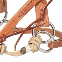 Weaver Leather Weaver Justin Dunn Bitless Bridle - Draft Size -Equestrian Supplies W100297 3