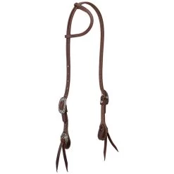 Weaver Leather Weaver Working Tack Sliding Ear Headstall With Floral Hardware