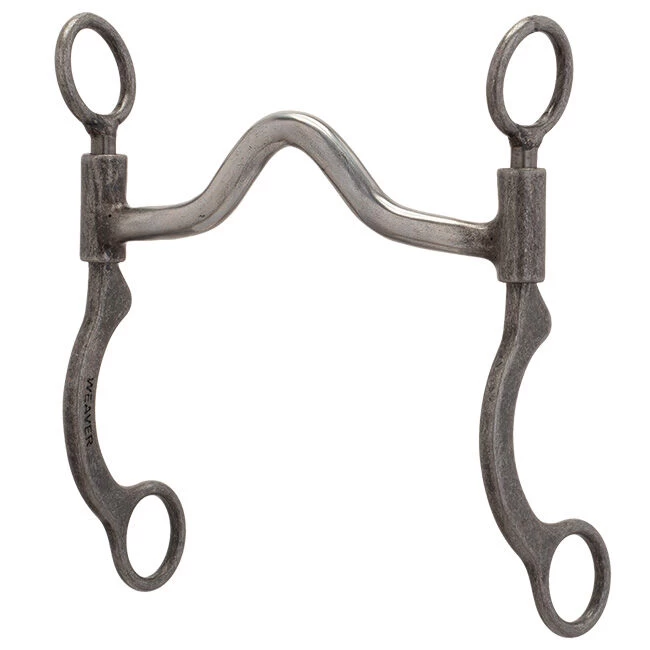 Weaver Leather Weaver Pro Series Short 6-1/2" Cheek Horse Bit - Sweet Iron Port 3 Weaver Leather Weaver Pro Series Short 6-1/2" Cheek Horse Bit - Sweet Iron Port