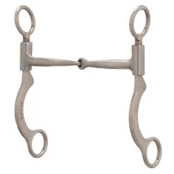 Weaver Leather Weaver Pro Series Short 6-1/2" Cheek Horse Bit - Sweet Iron Snaffle