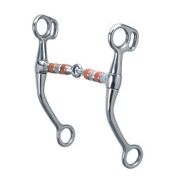 Weaver Leather Weaver Tom Thumb Snaffle Bit With Copper Roller Mouth