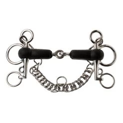 Korsteel Rubber Mouth Tom Thumb Pelham Bit