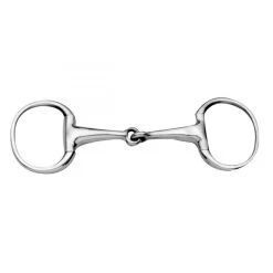 Korsteel Hollow Mouth Lightweight 19MM Eggbutt Snaffle Bit