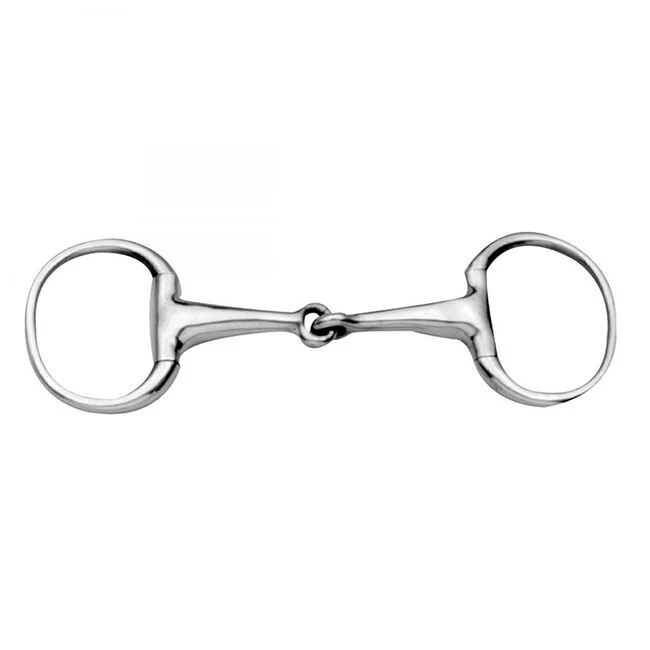 Korsteel Hollow Mouth Lightweight 19MM Eggbutt Snaffle Bit 3 Korsteel Hollow Mouth Lightweight 19MM Eggbutt Snaffle Bit