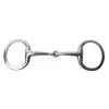 Korsteel Stainless Steel Medium Weight Solid Mouth Eggbutt Snaffle Bit -Equestrian Supplies WB140200