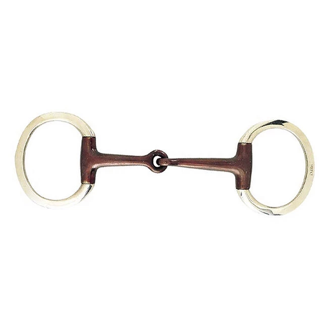 Korsteel Sweet Iron Jointed Eggbutt Snaffle Bit 3 Korsteel Sweet Iron Jointed Eggbutt Snaffle Bit